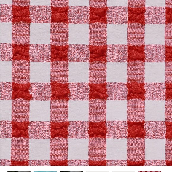 Red Checkered Bikini Set - Picture 10 of 12